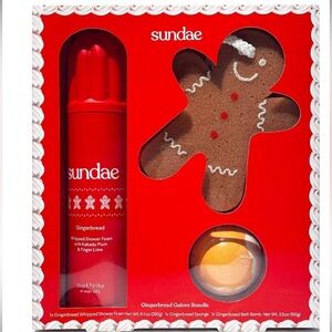 Sundae Gingerbread Galore Holiday Gift Set - 3pc NEW